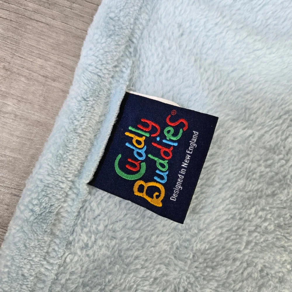 Cuddly Buddies Hooded Wearable Blanket Girls Blue Princess Crown Plush Fleece